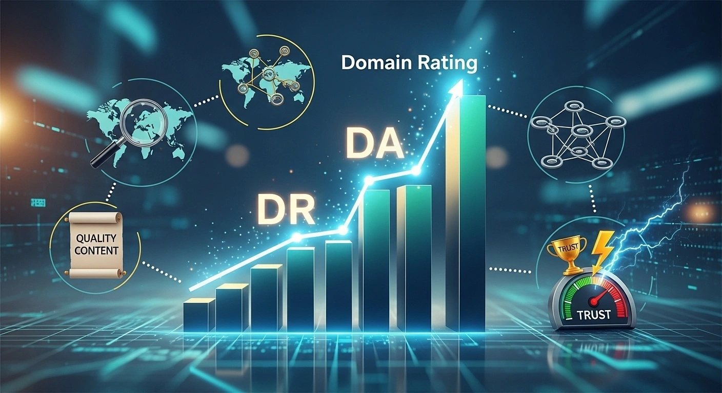 Domain Rating vs Domain Authority: Key 2026 Differences